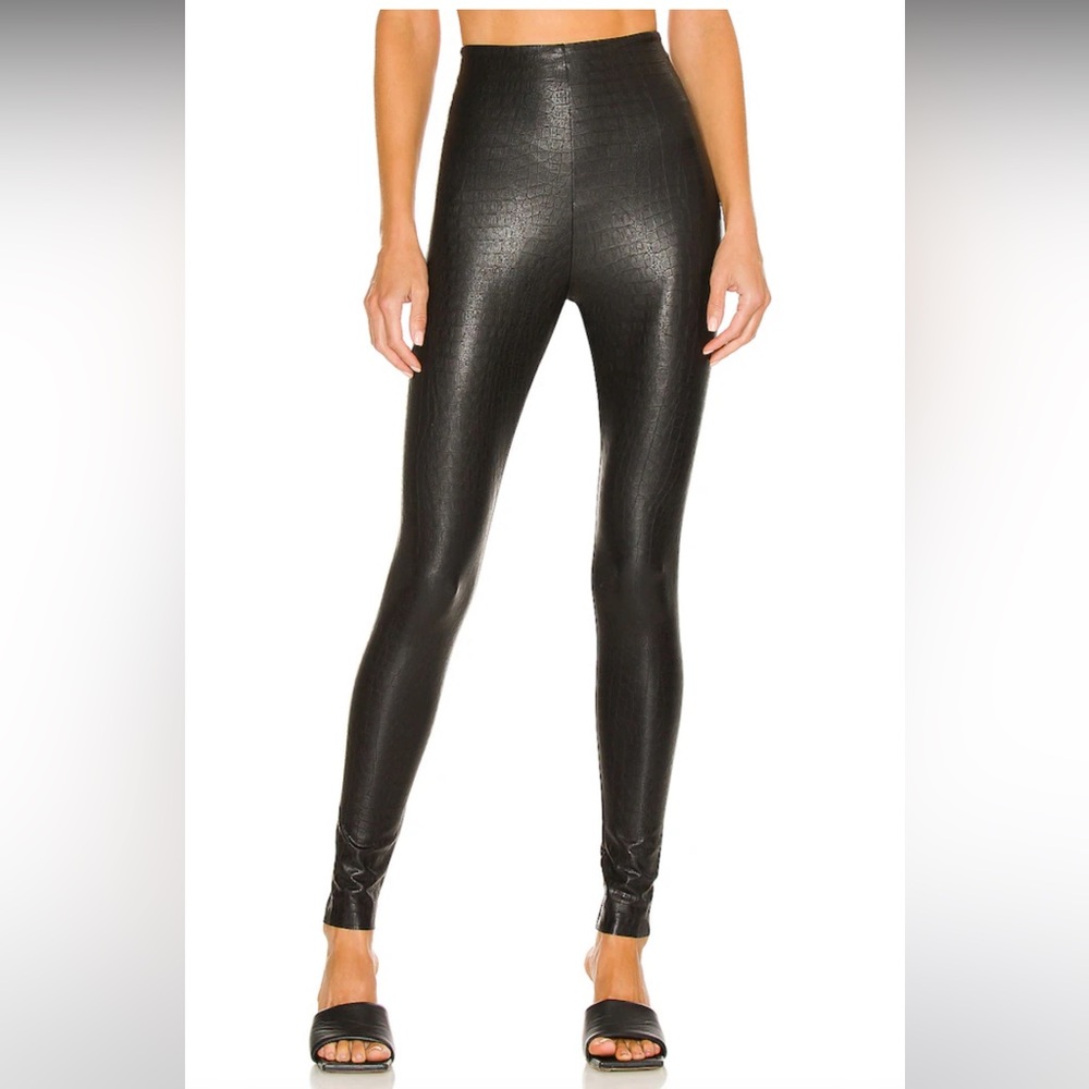 Commando Faux Leather Croc Leggings